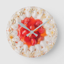 Dessert de caramel aux fraises