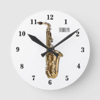 dessin animé saxophone