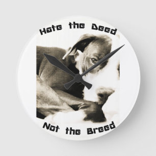 Horloge Ronde déteste l'acte, pas la race pitbull