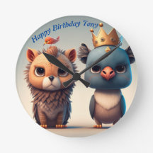 Deux mignons amis d'animaux sauvages