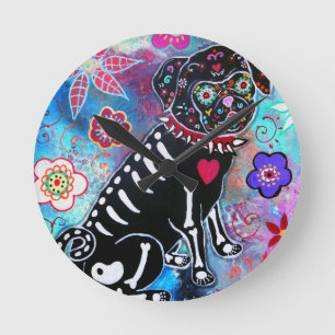 Horloge Ronde Diadème de los Muertos