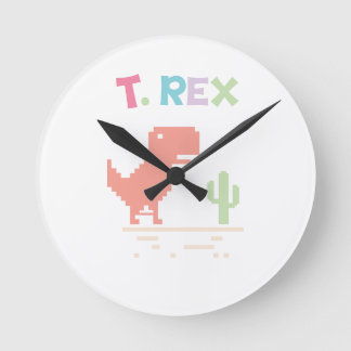 Horloge Ronde Dinosaur