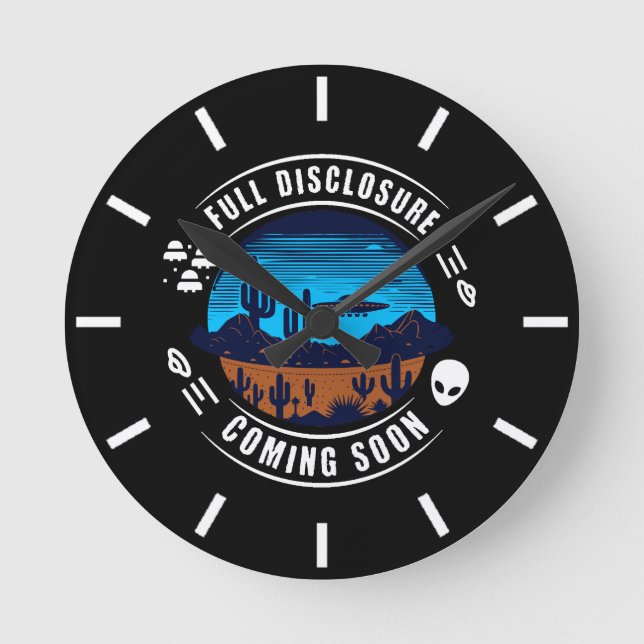 Horloge Ronde Divulgation complète à venir bientôt | OVNI dans l (Recto)
