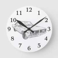Dodge Coronet Muscle Illustration de voiture Mur H