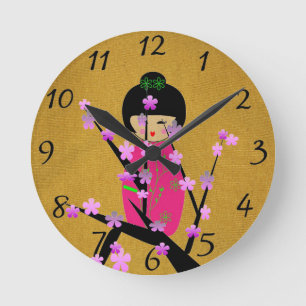 Horloge Ronde Dollar asiatique