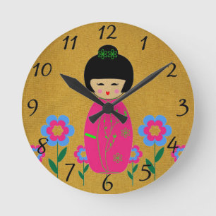 Horloge Ronde Dollar asiatique