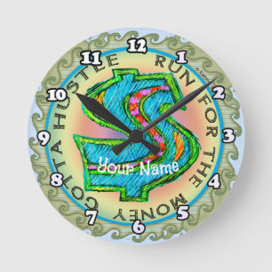 Horloge Ronde Dollar tout-puissant