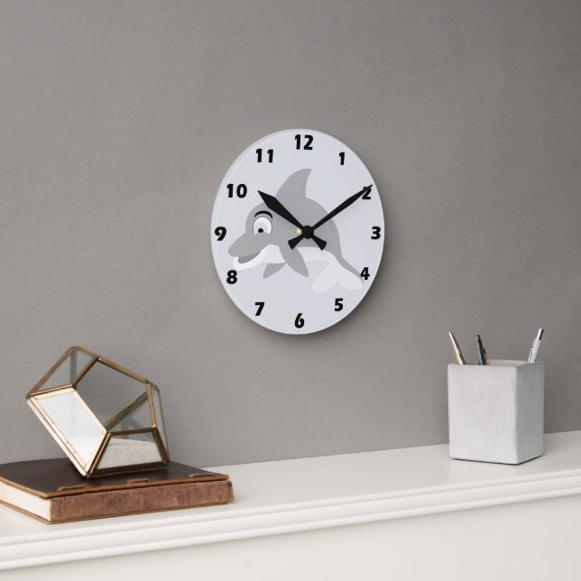 Horloge Ronde Dolphin Design (Bureau)