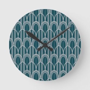 Horloge Ronde Domes Art déco