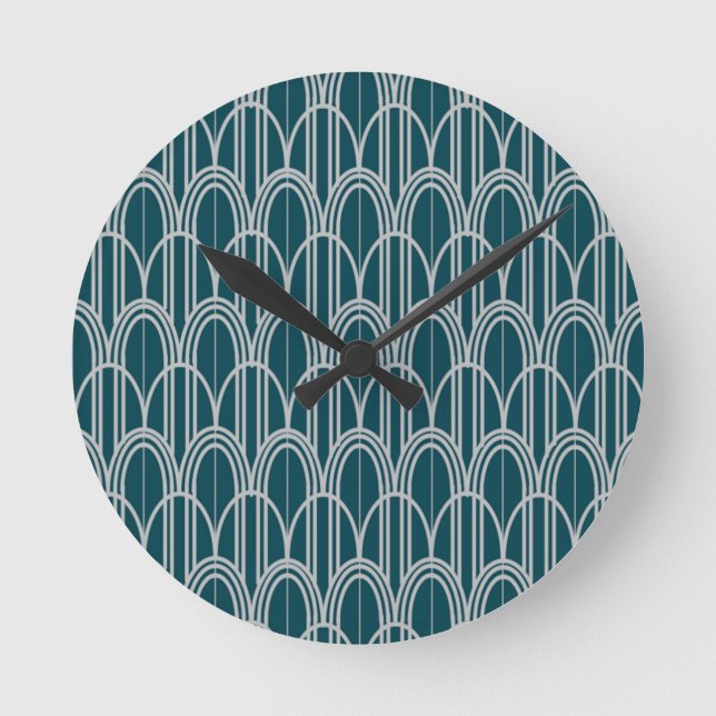 Horloge Ronde Domes Art déco (Recto)