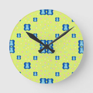 Horloge Ronde Doudou dessin animé ours