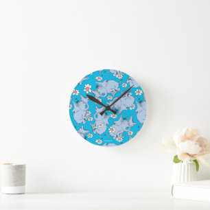 Horloge Ronde Dr Seuss Horton Entend un Qui