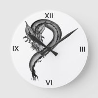 Dragon noir et blanc