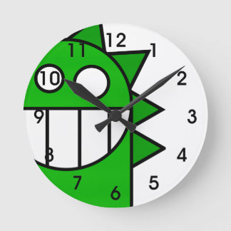 Horloge Ronde Dragon semi-transparent
