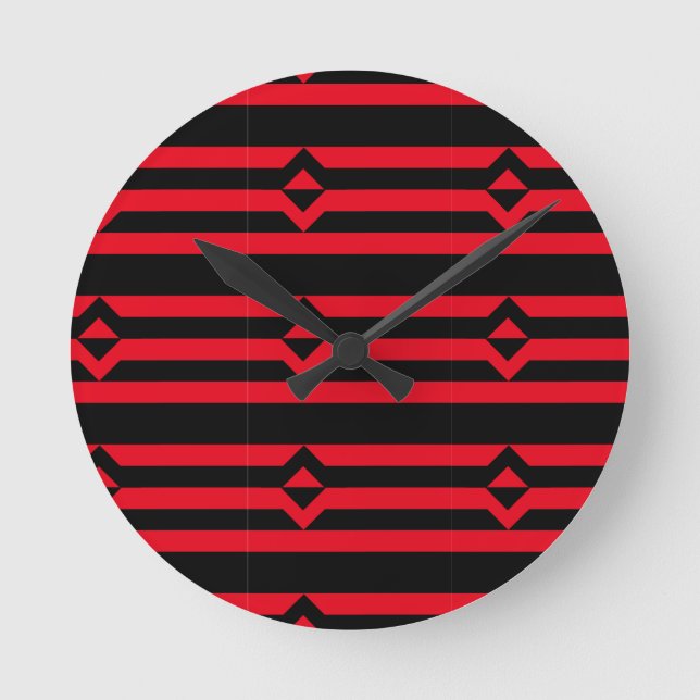 HORLOGE RONDE DRAPEAU DE FIST PRIDE (Recto)