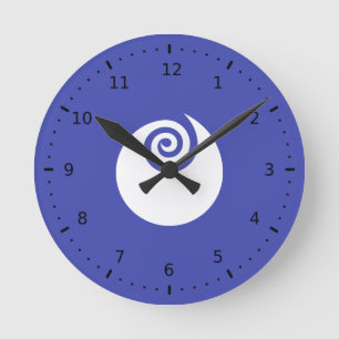 Horloge Ronde Drapeau de la préfecture d'Ibaraki, Japon