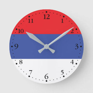 Horloge Ronde Drapeau de la Republika Srpska