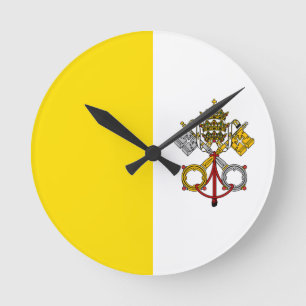 Horloge Ronde Drapeau de la ville du Vatican