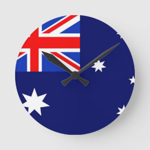 Horloge Ronde Drapeau de l'Australie