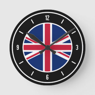 Horloge Ronde Drapeau du Royaume-Uni
