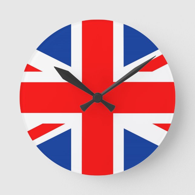 Horloge Ronde drapeau du royaume-uni grande-bretagne royaume-uni (Recto)