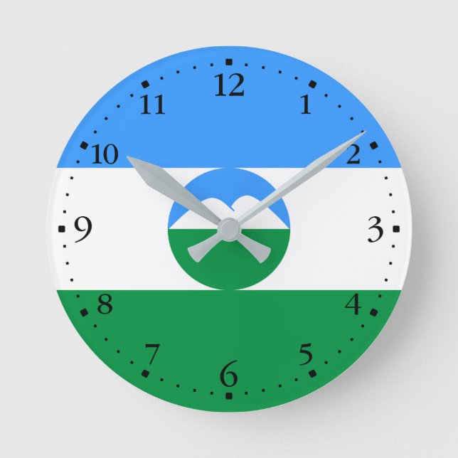 Horloge Ronde Drapeau Kabardino Balkaria (Recto)