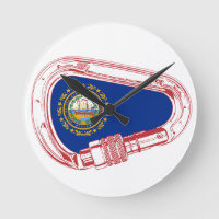 Drapeau New Hampshire Escalade carabiner