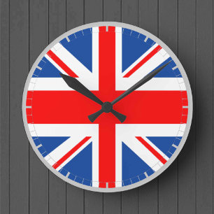 Horloge Ronde Drapeau Union Jack UK