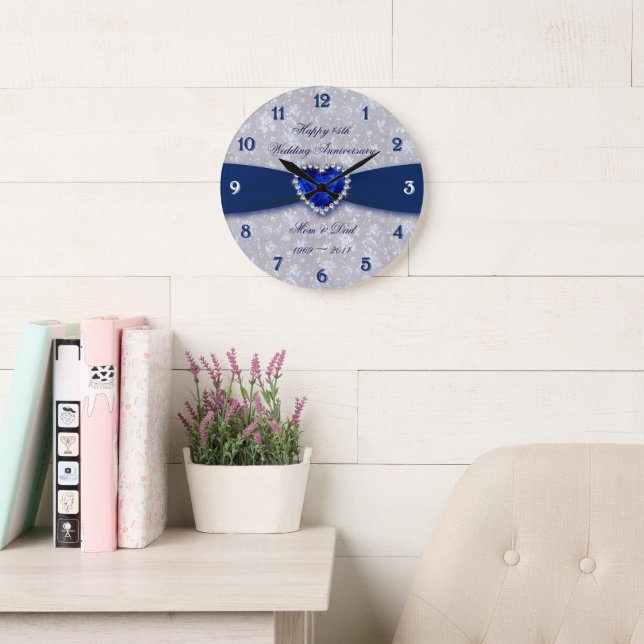 Horloge ronde du 45e anniversaire du Mariage Bold  (Salle de lecture)