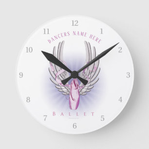 Horloge ronde du ballet ailé (danse)
