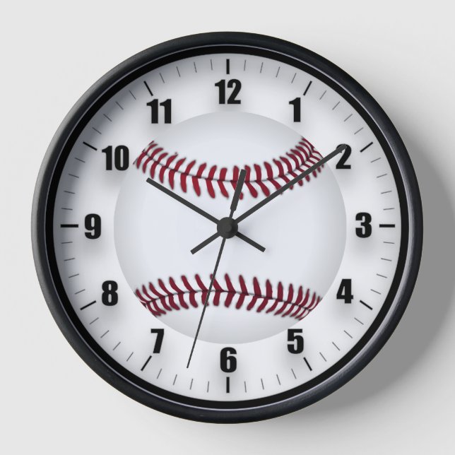 Horloge ronde du baseball (Recto)