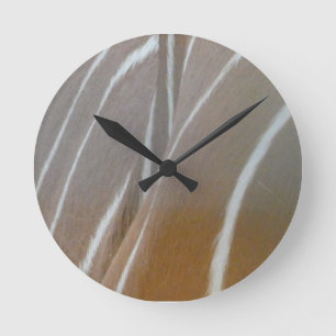 Horloge ronde du Motif de la peau Bongo Antelope