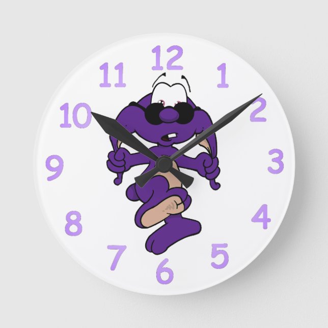 Horloge Ronde Dweeblings 24h/24 (Recto)