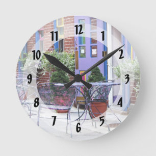 Horloge Ronde Easton PA - Sièges extérieurs