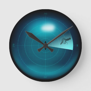 Horloge Ronde Écran sonar de bateau Kraken Giant calmar Nautiqu