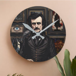 Horloge Ronde Edgar Allan Poe