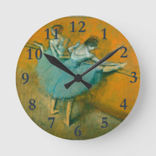 Horloge Ronde Edgar Degas Danseuses à la barre Impression : Art