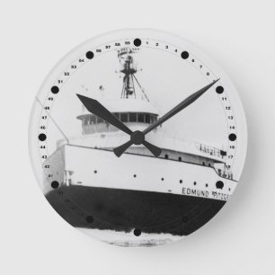 Horloge Ronde Edmund Fitzgerald ancien cargo des Grands Lacs Wa