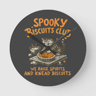 Horloge Ronde Éffrayant de chat
