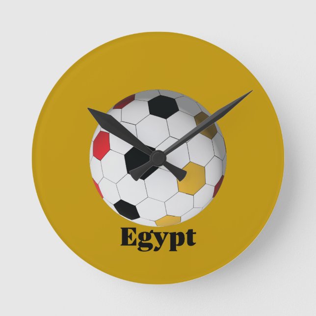 Horloge Ronde Egypt Soccer (Recto)