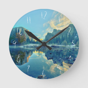 Horloge Ronde EL Capitan et réflexion de trois frères