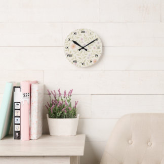 Horloge Ronde ELÉGANCE & MODERNE Fleur sauvage Royalgreen Horlog