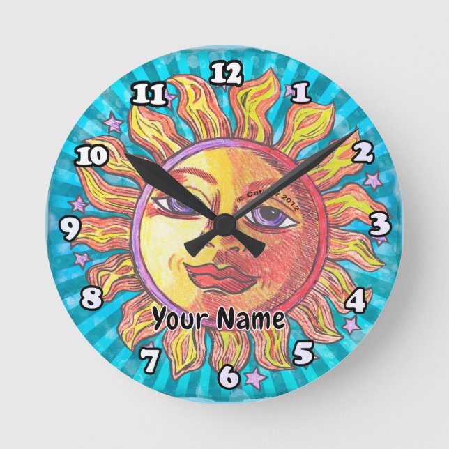 Horloge Ronde Elle Sun (Recto)