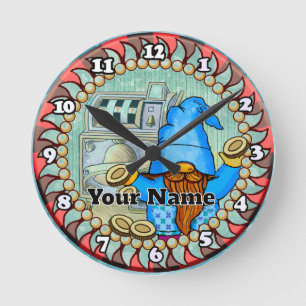 Horloge Ronde Emplacements de cloche gnome 