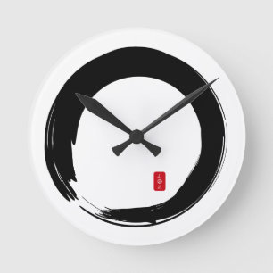 Horloge Ronde Enso Open Circle Massage Salle Horaires