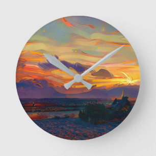HORLOGE RONDE ENSOLEIL