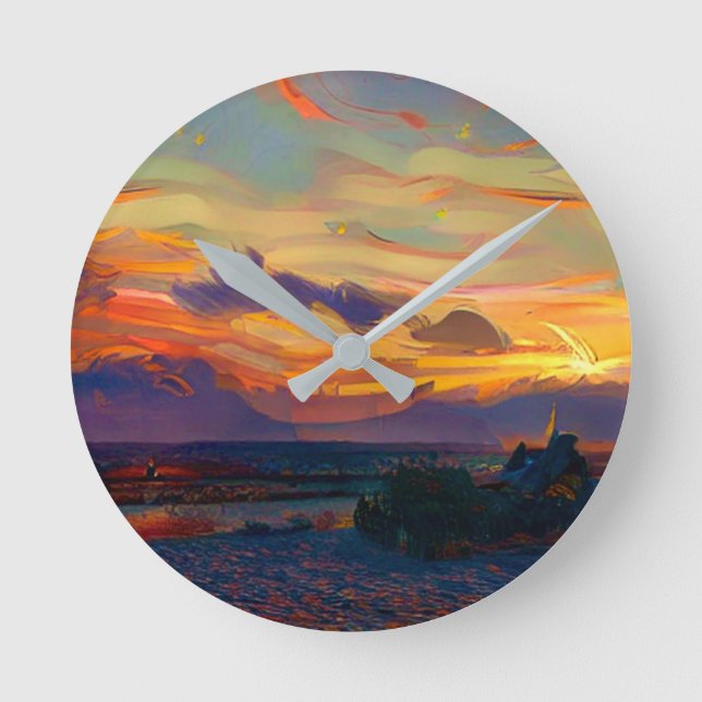 HORLOGE RONDE ENSOLEIL (Recto)