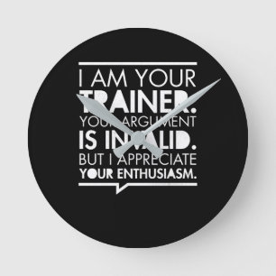Horloge Ronde Entraîneur de fitness