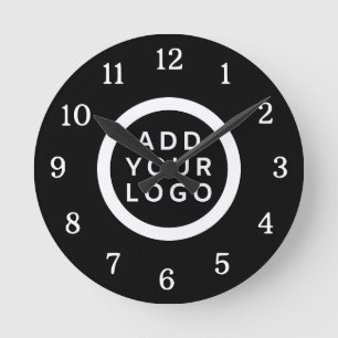 Horloge Ronde Entreprise de logo personnalisé Entreprise promoti