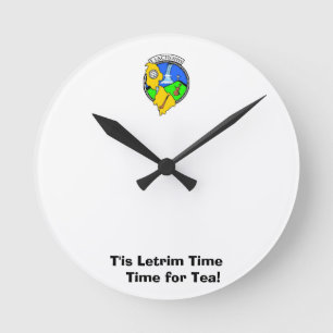 Horloge Ronde Étaient sur Leitrim Time-Time pour un Cuppa.
